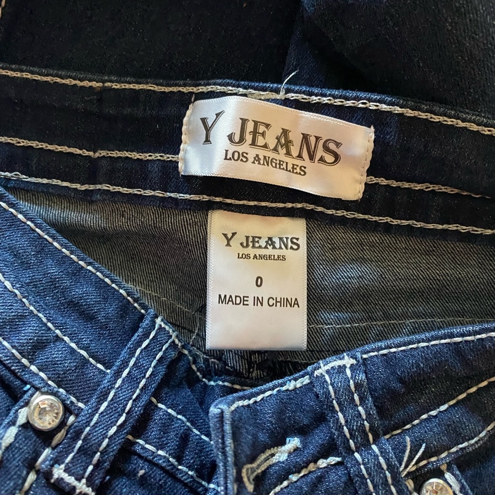 Y Jeans Los Angeles Dark Blue Denim Jeans
